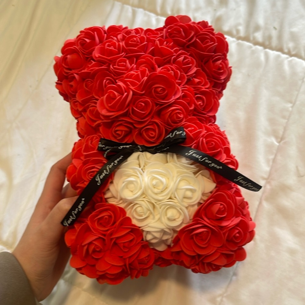 Valentine’s Day Rose bear